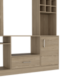 Centro de Entretenimiento Beijing Rovere 1 Cajón para TV 60 Pulgadas - Muebles de TV | Bylmo