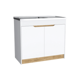 Mueble Inferior de Cocina Soler Sin Manija Blanco Moderno 52x89cm - Muebles Inferiores | Bylmo