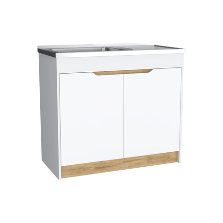 Mueble Inferior de Cocina Soler Sin Manija Blanco Moderno 52x89cm - Muebles Inferiores | Bylmo