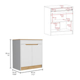 Mueble Inferior de Cocina Soler Blanco Moderno 52x89cm