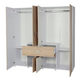 Closet Bonn Moderno 180x49.8 Blanco con 6 Puertas y 2 Cajones