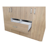 Closet Bonn Moderno 180x49.8 Blanco con 6 Puertas y 2 Cajones