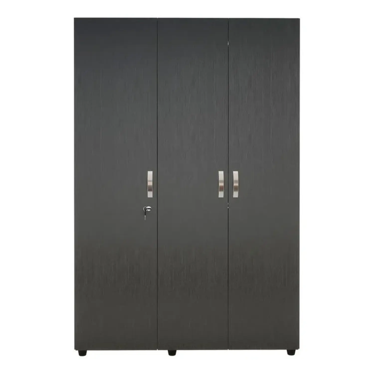Closet Bilbao Wengue 120x180 cm con Cerradura y 5 Entrepaños