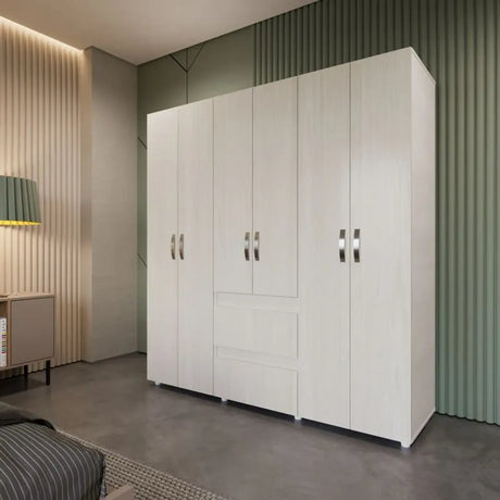 Closet Eli Organizador 170cmx180cm Niebla con 7 Entrepaños - Closets | Bylmo