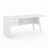 Escritorio Palermo Blanco 163 cm con Cajones - Escritorios y Archivadores | Bylmo