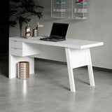 Escritorio Palermo Blanco 163 cm con Cajones - Escritorios y Archivadores | Bylmo