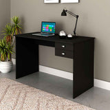Escritorio Munich Negro 117x74.5cm Con Dos Cajones - Escritorios y Archivadores | Bylmo