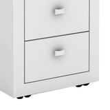 Cómoda Ferrara Blanco 38 cm con Cuatro Cajones - Cajoneras | Bylmo
