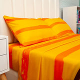 Juego de Sabanas Infantil Microfibra Semidoble 120 cm Amarillo de Oso - Ropa de Cama | Bylmo