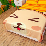 Juego de Sabanas Infantil Microfibra Semidoble 120 cm Amarillo de Oso - Ropa de Cama | Bylmo