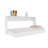 Cama Latino Sencilla 90 cm Blanco Desplegable - Camas | Bylmo