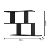 Repisa Bento Negro 78 cm - Repisas y Percheros | Bylmo