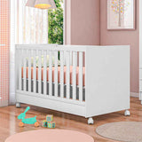 Cuna Natal Blanco 133x77cm para Colchón Infantil 70 X 130 Cm con Cabecero - Camas | Bylmo