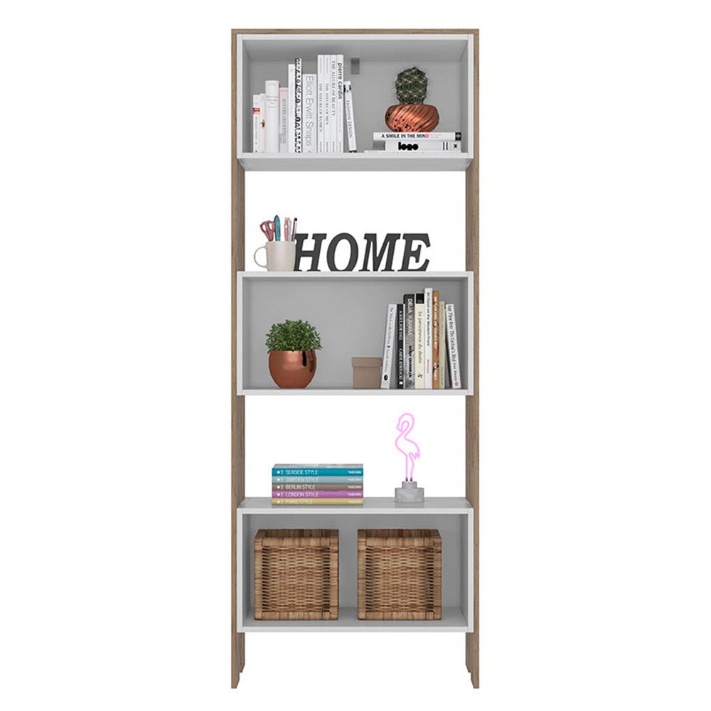 Biblioteca Fortaleza Blanco 66 cm con Entrepaños - Repisas y Percheros | Bylmo