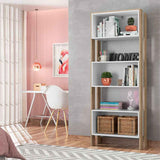 Biblioteca Fortaleza Blanco 66 cm con Entrepaños - Repisas y Percheros | Bylmo