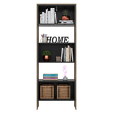 Biblioteca Fortaleza Negro 66 cm con Entrepaños - Repisas y Percheros | Bylmo