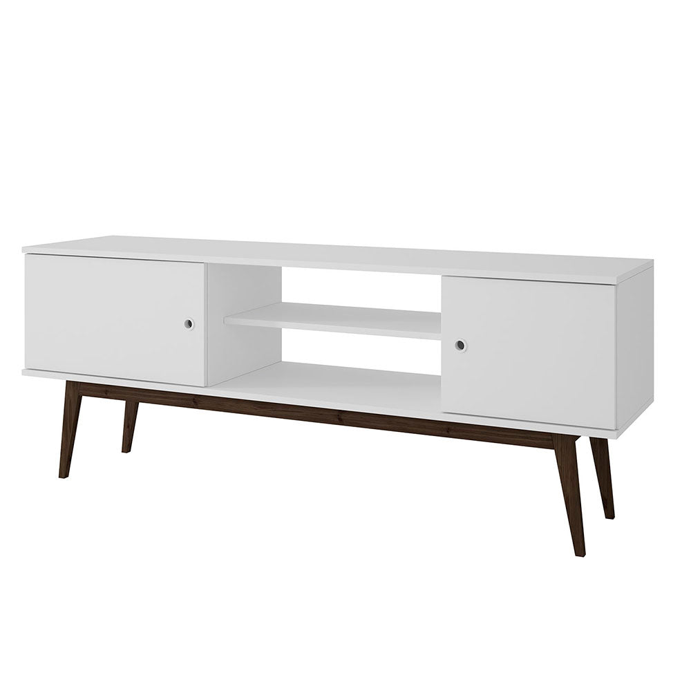 Rack Niagara Blanco 150 cm con Dos Puertas - Muebles para TV | Bylmo