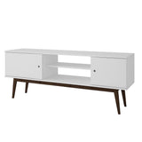 Rack Niagara Blanco 150 cm con Dos Puertas - Muebles para TV | Bylmo