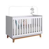 Cuna Romy 133x90 cm Blanco - Camas | Bylmo