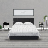 Juego de Sabanas Microfibra Semidoble 120 cm Blanco con Círculos Pequeños - Ropa de Cama | Bylmo