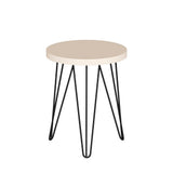 Mesa Cairo Beige 36 cm Redonda - Mesas | Bylmo