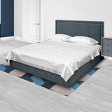 Juego de Sabanas Algodón 250 Hilos Queen 160 cm Blanco con Círculos - Ropa de Cama | Bylmo