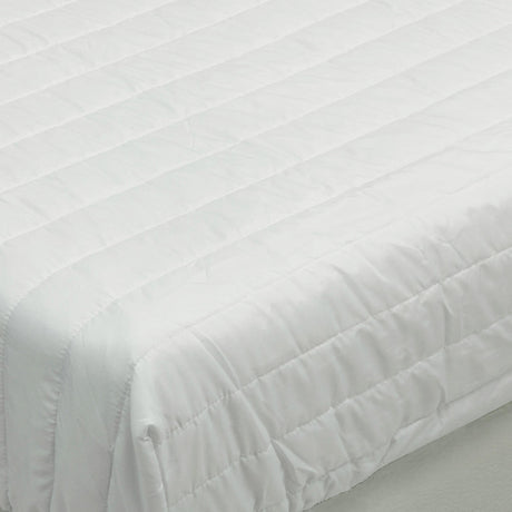 Protector de Colchón Microfibra Doble 140 cm Blanco Fondo Entero - Ropa de Cama | Bylmo