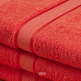 Toalla Salmón 70x140cm para el Cuerpo Fondo Entero Muy Suave - Toallas | Bylmo