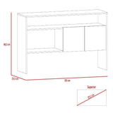 Arrimo Classic Wengue 120 cm con Dos Puertas - Bifes | Bylmo