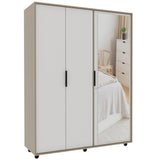 Closet Kaia Rovere 140 cm con Espejo y Tres Puertas - Closets | Bylmo