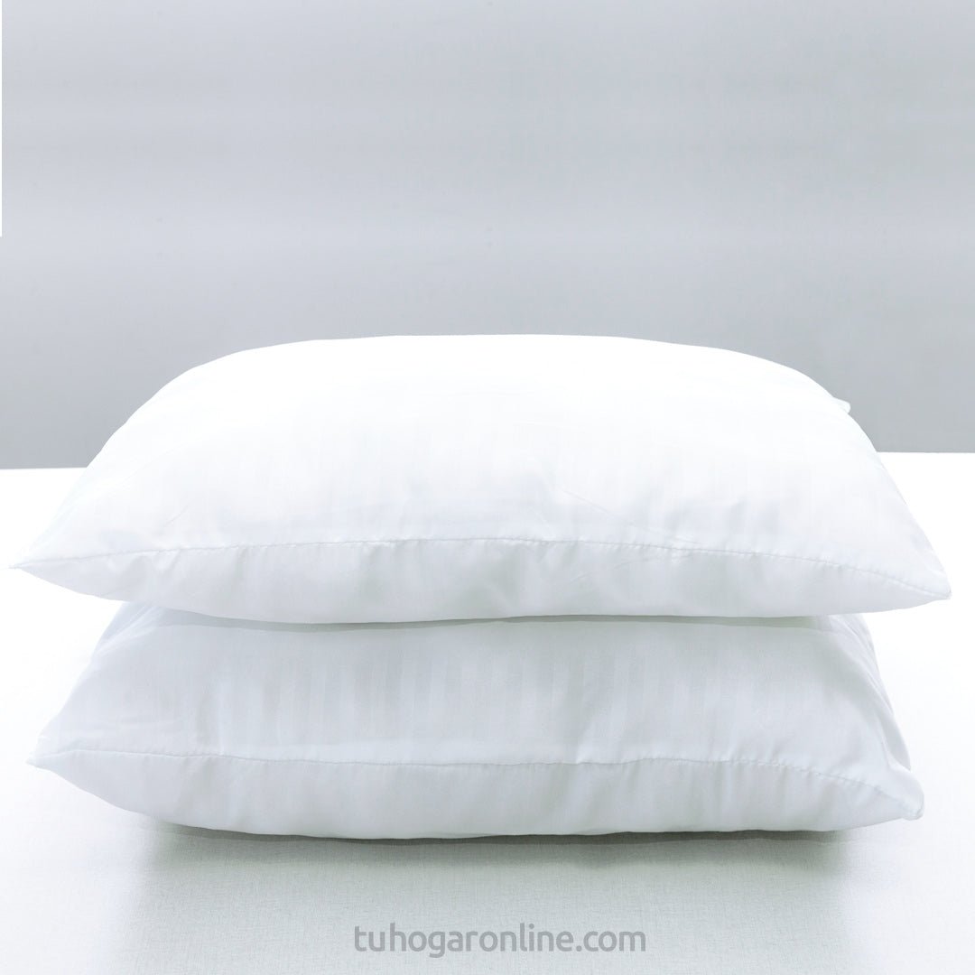 Combo 2 Almohadas Fibra Siliconada Blanco 60 cm - Almohadas | Bylmo