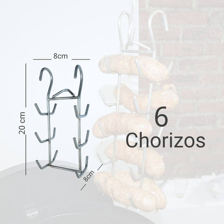 Accesorio para Chorizos Blackburn Plateado 8x8cm De tres Niveles para Barril - Utensilios y Accesorios | Bylmo