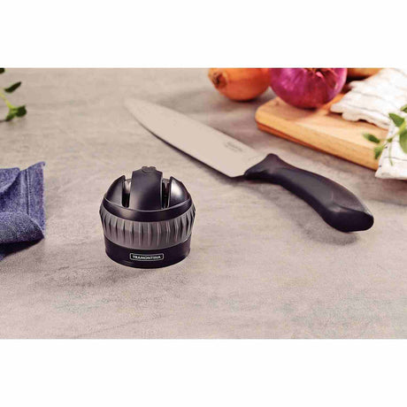 Afilador de Cuchillos Profio Negro 2 Etapas Base Antideslizante Afilado Preciso - Utensilios y Accesorios | Bylmo