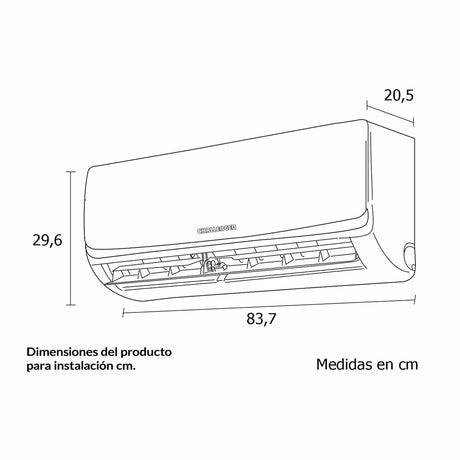 Aire Acondicionado Challenger Blanco 73x28cm 110 Voltios con Apagado Automático y con Temporizador - Electronicos | Bylmo