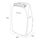 Aire Acondicionado Challenger Blanco 48x40cm 110 Voltios con Apagado Automático y con Temporizador - Electronicos | Bylmo
