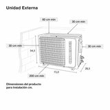 Aire Acondicionado 9KB Inverter 220 Voltios Blanco - Electronicos | Bylmo