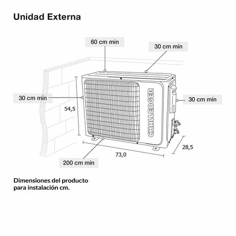 Aire Acondicionado 9KB Inverter 220 Voltios Blanco - Electronicos | Bylmo