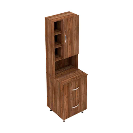 Alacena Ambar Gracia Sikuani 60x212cm con Dos Entrepaños y con Una Puerta - Alacenas y Muebles Microondas | Bylmo