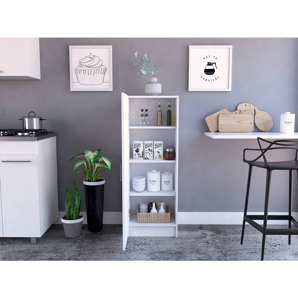 Alacena Balleria Plus Blanco 43 cm con Una Puerta - Muebles Organizadores | Bylmo
