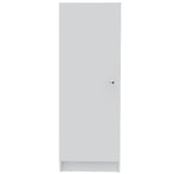 Alacena Belleria Blanco 43 cm con Una Puerta y Tres Entrepaños - Alacenas y Muebles Microondas | Bylmo