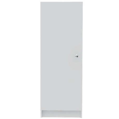 Alacena Belleria Blanco 43 cm con Una Puerta y Tres Entrepaños - Alacenas y Muebles Microondas | Bylmo