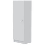 Alacena Belleria Blanco 43 cm con Una Puerta y Tres Entrepaños - Alacenas y Muebles Microondas | Bylmo