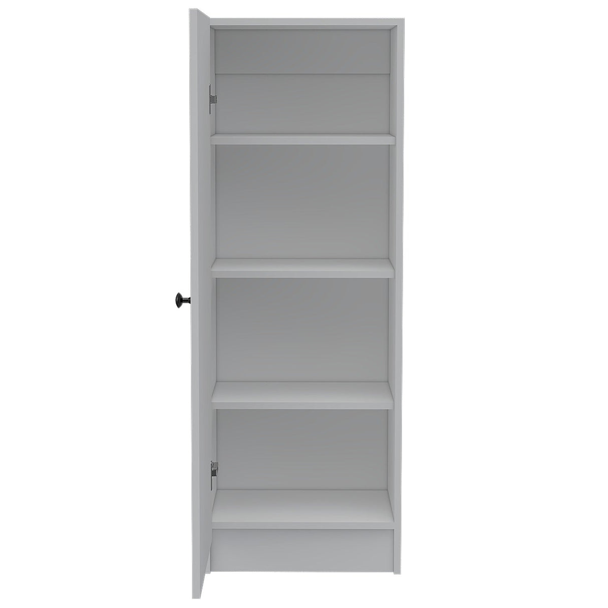 Alacena Belleria Blanco 43 cm con Una Puerta y Tres Entrepaños - Alacenas y Muebles Microondas | Bylmo
