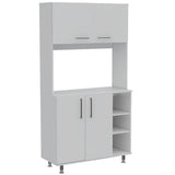 Alacena Blanca 95 cm con Almacenamiento - Alacenas y Muebles Microondas | Bylmo