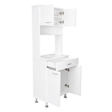Alacena Della Plus Blanco 60x169cm con Un Entrepaño y con Cuatro Puertas - Alacenas y Muebles Microondas | Bylmo