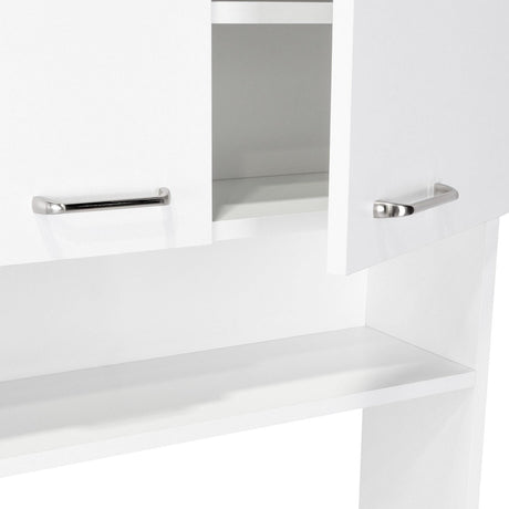 Alacena Della Plus Blanco 60x169cm con Un Entrepaño y con Cuatro Puertas - Alacenas y Muebles Microondas | Bylmo