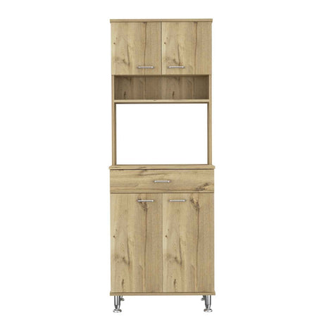 Alacena Della Duna 60 cm Con un Cajón, Entrepaños y Cuatro Puertas - Alacenas y Muebles Microondas | Bylmo
