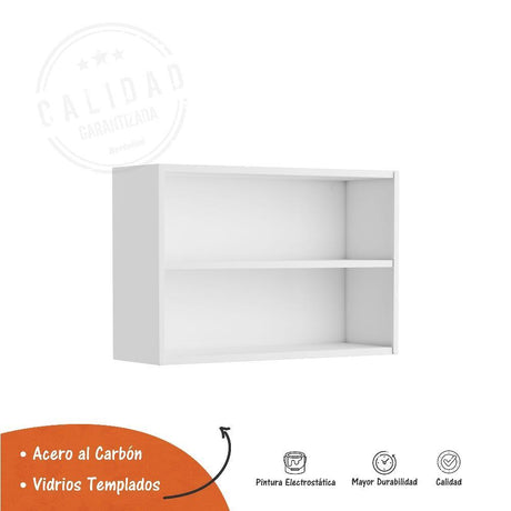 Alacena Oporto Rojo 80 cm con Dos Puertas - Muebles Organizadores | Bylmo