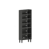 Alacena Ginace Gris 80 cm con Seis Puertas - Alacenas y Muebles Microondas | Bylmo