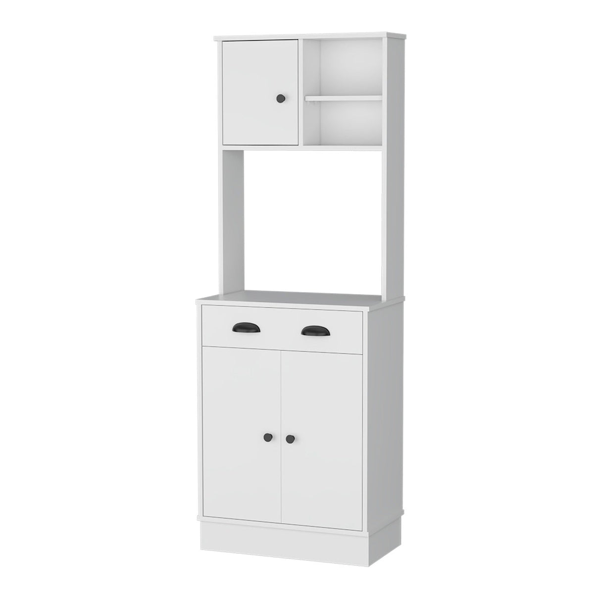 Alacena Z Plus Blanco 60x169cm con Dos Entrepaños y con Tres Puertas - Alacenas y Muebles Microondas | Bylmo